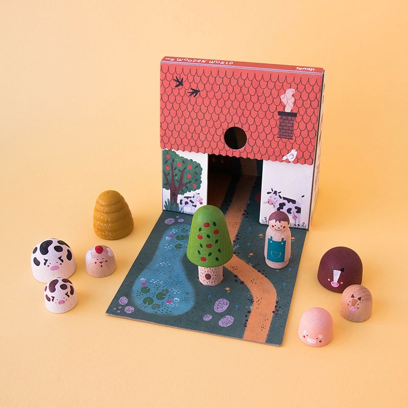 minimón de fusta, joc simbòlic